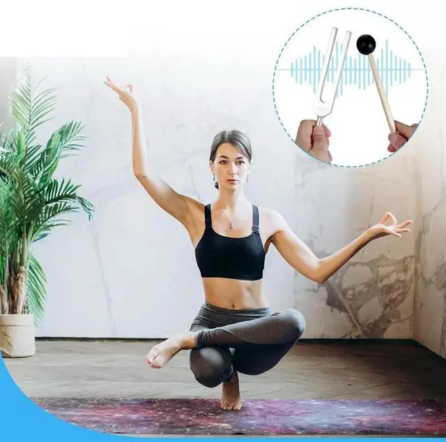 Alt view image 4 of 4 - 528 Hz Tuning Fork, Silver Solfeggio Tuning Forks 528 Hz for Musical Instrument, Meditation, Relaxation