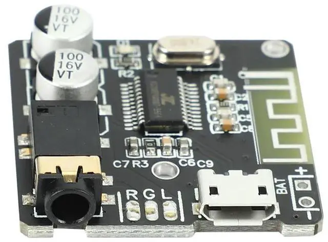 Alt view image 3 of 4 - 6Pcs VHM-314 V.20 Bluetooth Audio Receiver Board Bluetooth 5.0 Mp3 Lossless Decoder Board with Lithium Charging