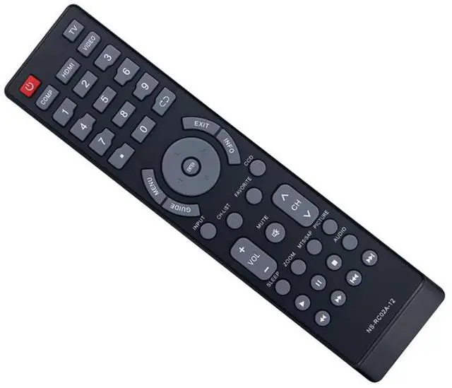 Alt view image 3 of 4 - NS-15E720A12 NS-19E450A11 NS-22E730A12 NS-24E730A12 Compatible Remote Control Replacement NS-RC02A-12 For In