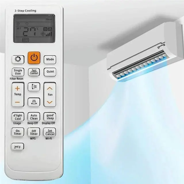Alt view image 4 of 7 - Air Conditioner Remote Control Suitable for Air Conditioner DB93-11489L DB93-11115K DB93-14195A