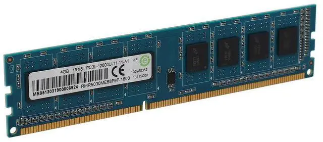 Alt view image 4 of 7 - DDR3 4GB Desktop Memory 1RX8 PC3L-12800U 1600Mhz 240Pins 1.35V CL11 DIMM Ram for Motherboard