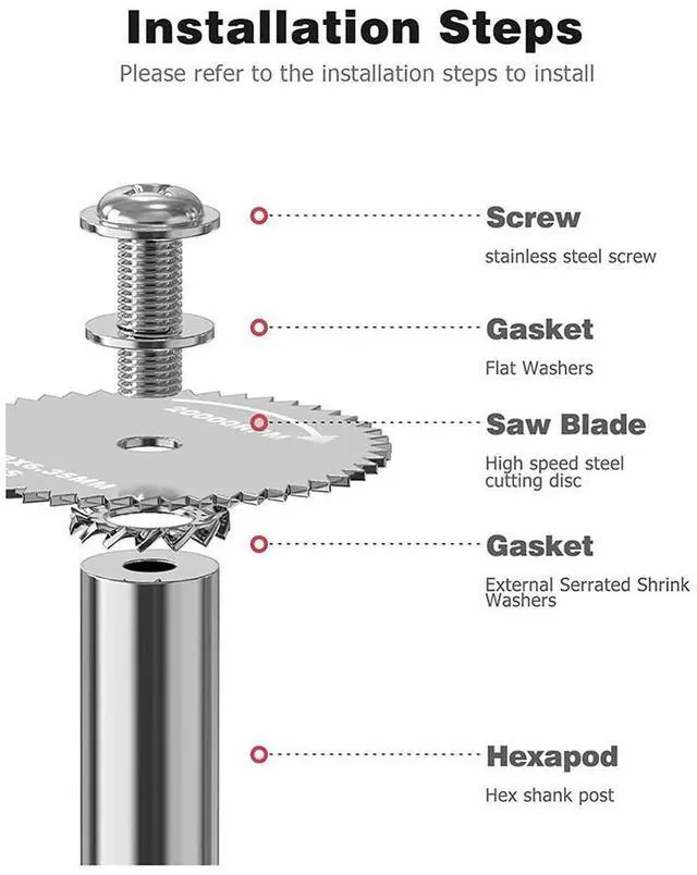 Alt view image 2 of 7 - Inside Pipe Cutter, 1/4 Inch Hex PVC Plumbing Inside Cutter Internal Plastic Pipe Cutter Set (32mm x3, 44mm x1)