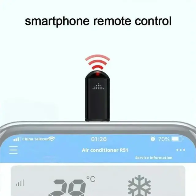 Alt view image 3 of 4 - Smartphone Infrared Transmitter Adapter Smart App Control Adapter Mini And Protable