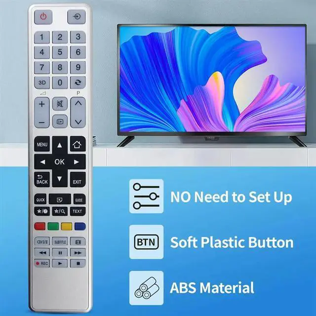 Alt view image 3 of 4 - Replace CT-8040 Remote Control For TV CT-8035/8040/8041/8046 48L5435DG/441DG Remote Controller