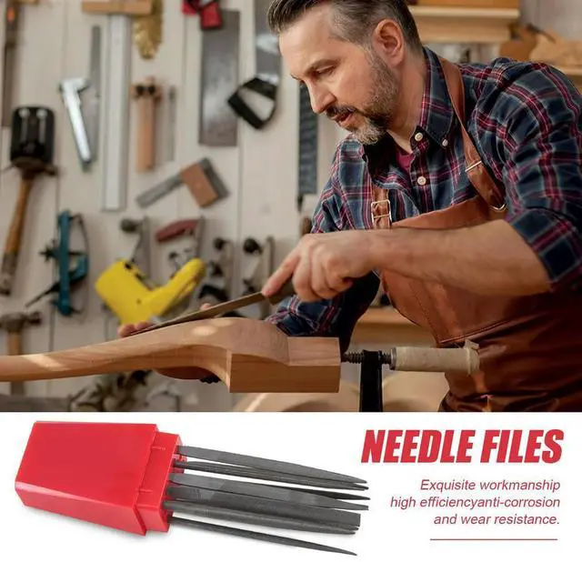 Alt view image 3 of 7 - 10Pcs Small Needle Files Set 140mm Jewelry Tools Beading Hobby Crafts Carving Repair Cutting Tool