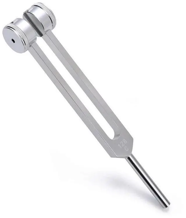 Alt view image 4 of 4 - Tuning Fork 128 Hz, C-128 Frequency Aluminum Alloy Non-Magnetic Tuning Fork for Healing with Taylor Hammer