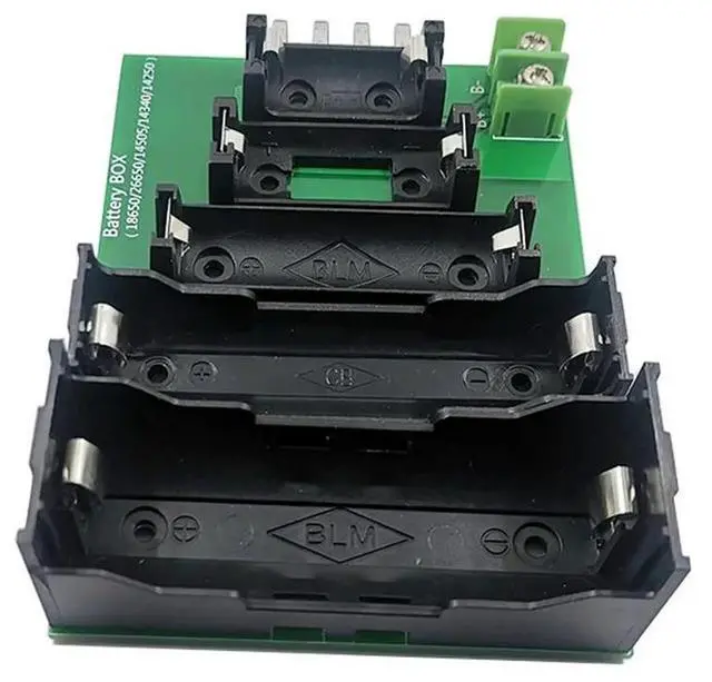 Alt view image 2 of 4 - Tester Case 4 & 2-Wire Terminal 26650 14505 14340 1425 Case Holder Test Storage Box for DL24P