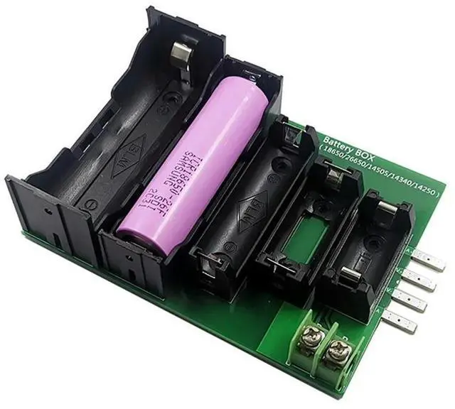 Alt view image 4 of 4 - Tester Case 4 & 2-Wire Terminal 26650 14505 14340 1425 Case Holder Test Storage Box for DL24P