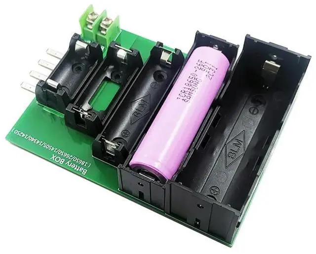 Alt view image 3 of 4 - Tester Case 4 & 2-Wire Terminal 26650 14505 14340 1425 Case Holder Test Storage Box for DL24P
