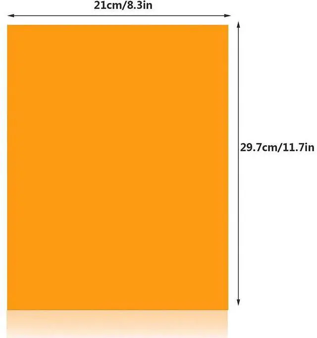 Alt view image 2 of 4 - 9Pcs Gel Light Filter Color Correction Colored Overlays Film Lighting Gel Filter for Film,Video,Photo,Stage (Orange)