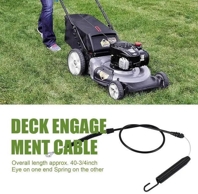 Alt view image 3 of 4 - Deck Engagement Cable 946-05124A Replaces for MTD for Craftsman Huskee Murray 746-05124A 746-05124 946-05124 Lawn Mower