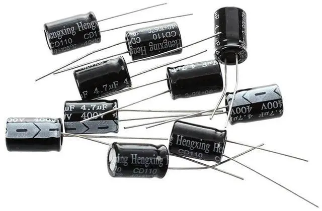 Alt view image 3 of 7 - 60 X 4.7Uf 400V 105C Radial Electrolytic Capacitor 8X12m