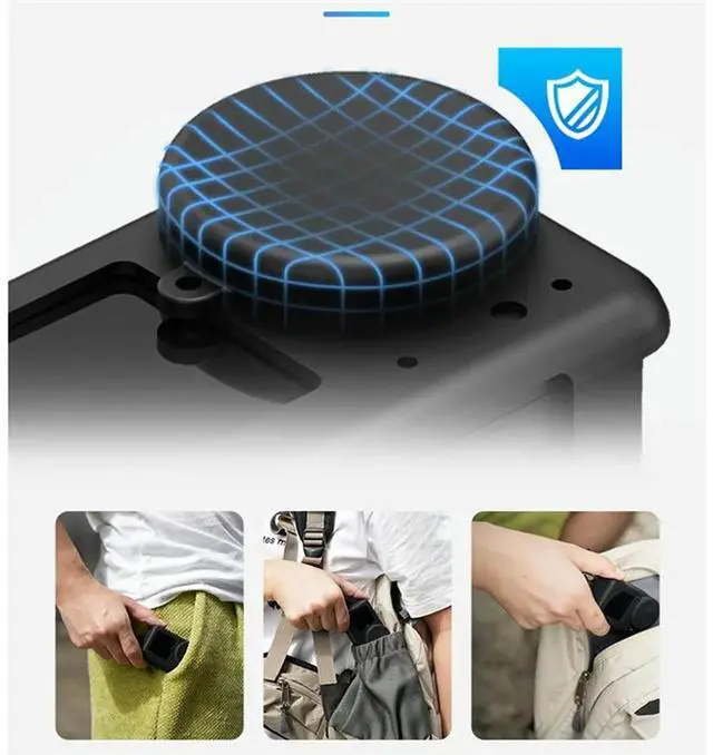 Alt view image 4 of 4 - Soft Silicone Case For Action 3 4 5Pro Drop Proof Protective Case For OSMO Action 3 4 5Pro Lens Cap