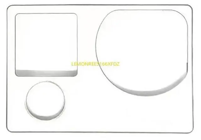Alt view image 3 of 4 - Front Cover Faceplate Frame Housing for 4 Camera Repair Part