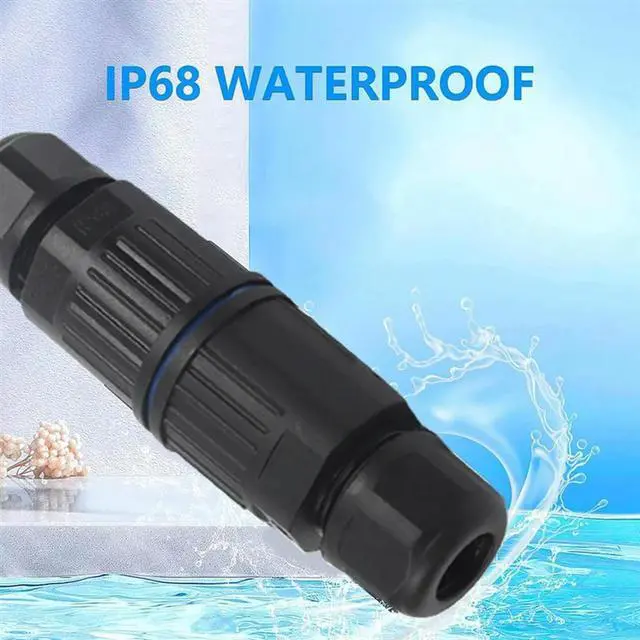 Alt view image 3 of 4 - 4 Sets Replaceable Lever Wire Connectors 3 Way IP68 Waterproof Outdoor Electrical Cable Connector Junction Box