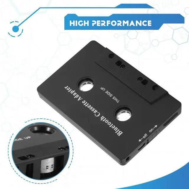 Alt view image 4 of 7 - Universal Cassette Bluetooth 5.0 Audio Car Tape Aux Stereo Adapter with Mic for Phone MP3 AUX Cable CD Player