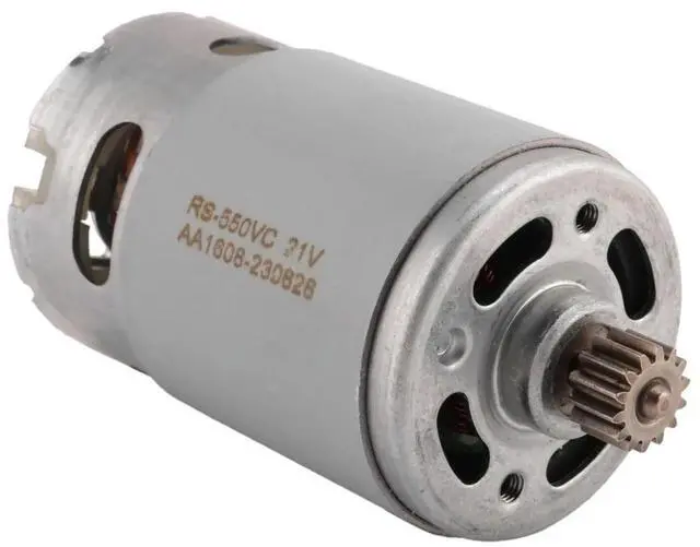 Main image of GRS550VC 14 Teeth DC Motor 21500-29000RPM Lithium Drill Motor DC 21V for Rechargeable Electric Saw Screwdriver