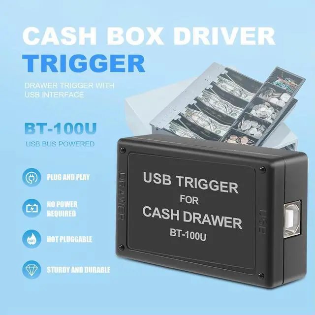 Alt view image 3 of 4 - BT-100U Cash Drawer Driver Trigger with USB Interface Drawer Trigger