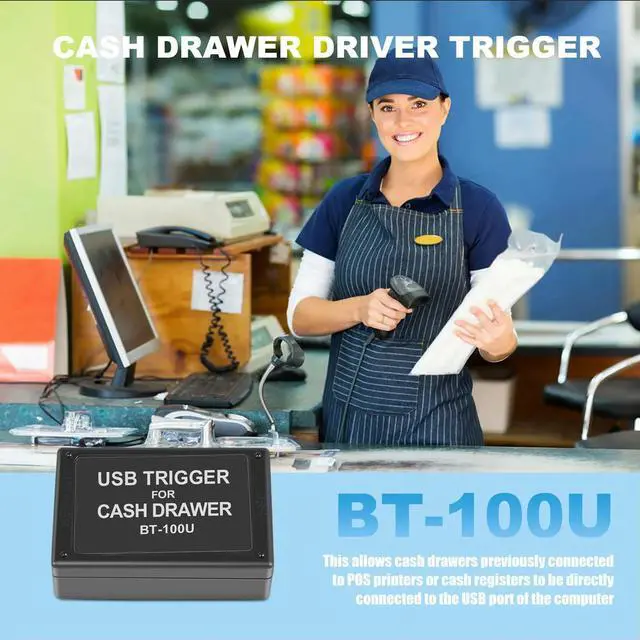 Alt view image 4 of 4 - BT-100U Cash Drawer Driver Trigger with USB Interface Drawer Trigger