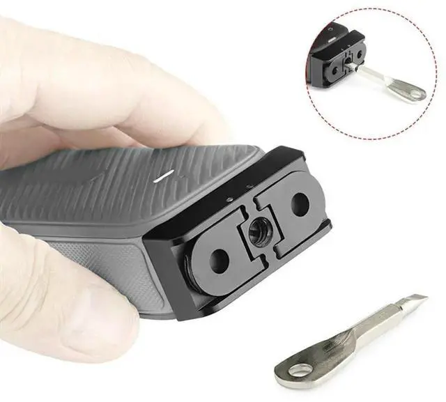 Alt view image 4 of 7 - Accessory For Secure Attachment Quick Release Adapter For X5 X4 Cameras 1/4 Screw Hole Conversion