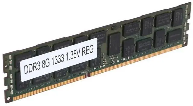 Alt view image 4 of 7 - 8GB DDR3 1333MHZ Ecc Ram Memory PC3L-10600R 1.35V 2RX4 REG Ecc RAM for Server Workstation