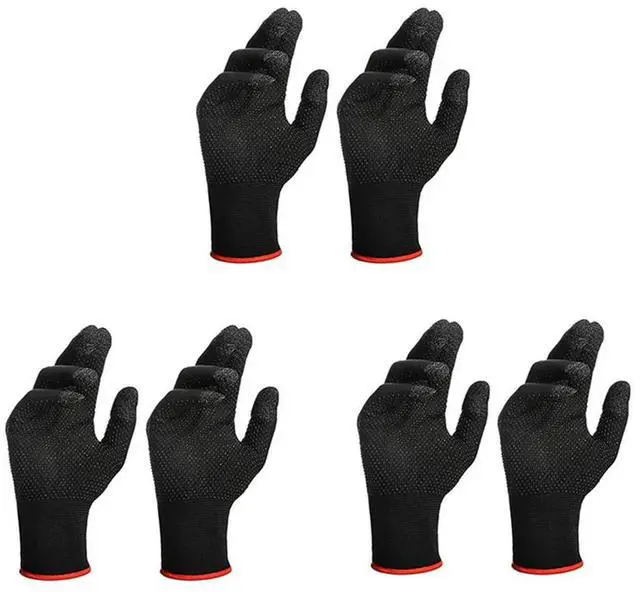 Main image of 6Pcs Game Gloves For PUBG Sweat Proof Non-Scratch Sensitive Press Screen Gaming Finger Thumb Sleeve Gloves