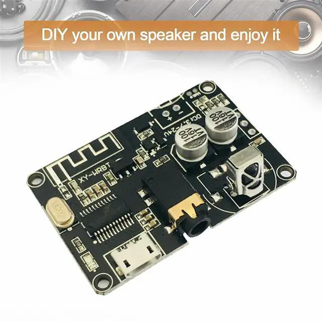 Alt view image 2 of 4 - 2X XY-WRBT BT5.0 Decoding Board Dual-Channel Stereo Audio Module DC3.7-24V Wide Voltage Volume Speaker Amplifier