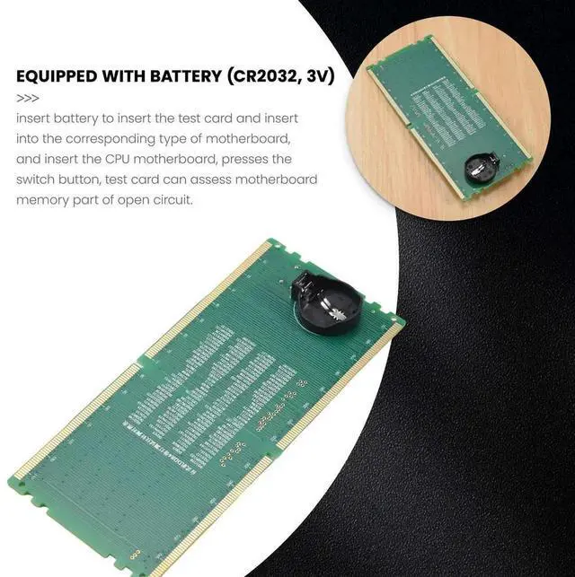 Main image of DDR4 Test Card RAM Memory Slot Out LED Desktop Motherboard Repair Analyzer Tester