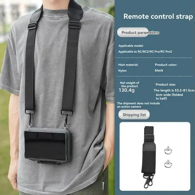 Alt view image 4 of 4 - Remote Controller Lanyard For RC/RC2/RC PRO/RC PRO2 Adjustable Neck Strap With Screen Hanging Straps