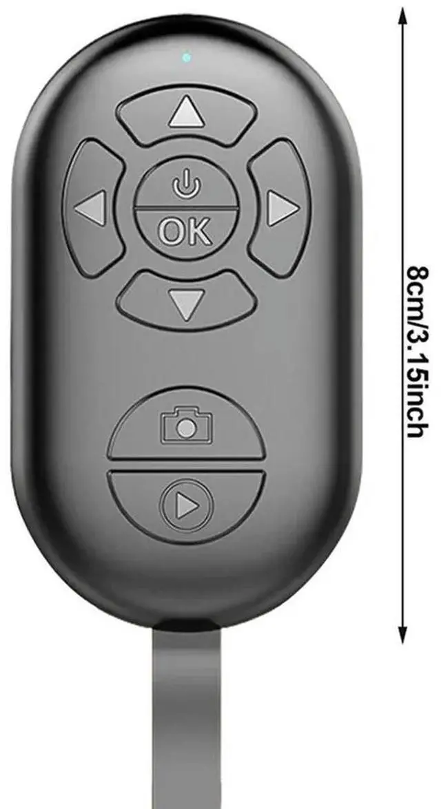 Alt view image 4 of 4 - Remote Controller Rechargeable Bluetooth 8 Buttons Wireless Phone Selfie Photo Shutter Video Page Turner For Tikto