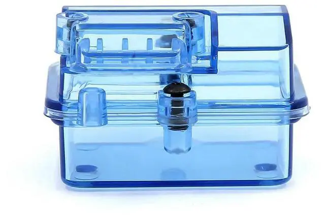 Alt view image 2 of 4 - 3X Blue Plastic Waterproof Receiver Receiving Box For Huanqi 727 / Slash RC Car Upgrade Parts