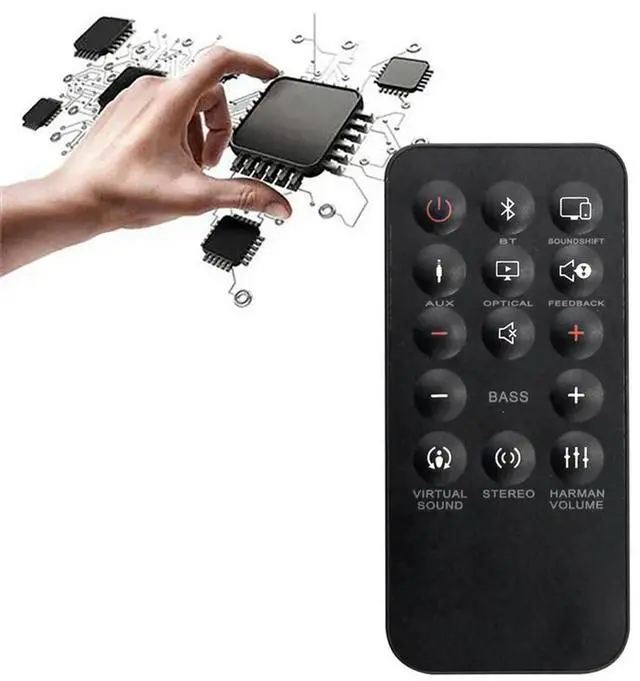 Alt view image 2 of 7 - 2X Replace Remote Control For  Cinema Soundbar SB250 Sound Bar