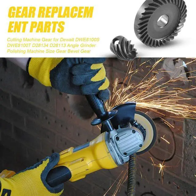 Alt view image 3 of 4 - Cutting Machine Gear for Dewalt DWE8100S DWE8100T D28134 D28113 Angle Grinder Polishing Machine Size Gear Bevel Gear