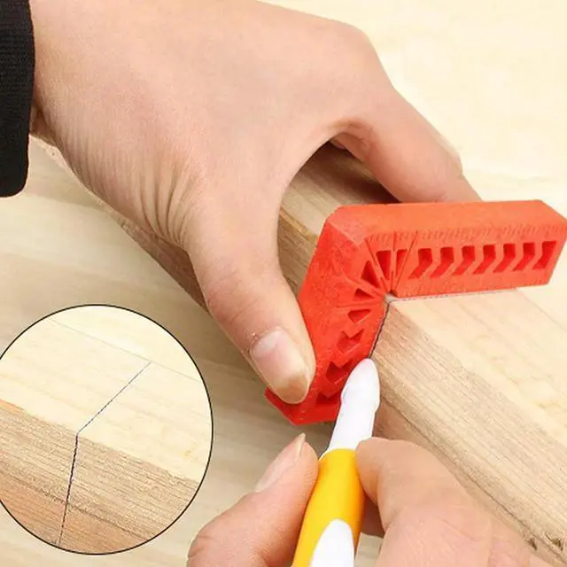 Alt view image 3 of 4 - 8Pcs Positioning Squares For Woodworking, 90 Degree Corner Right Angle Clamps Carpenter Corner Clamping Square Tool