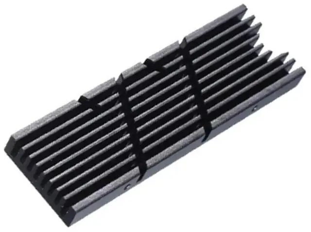 Alt view image 2 of 4 - NVME 2280 M. 2 SSD Thermal Cooling Pad Heat Sink Radiator Aluminum Hard Disk Desktop PC