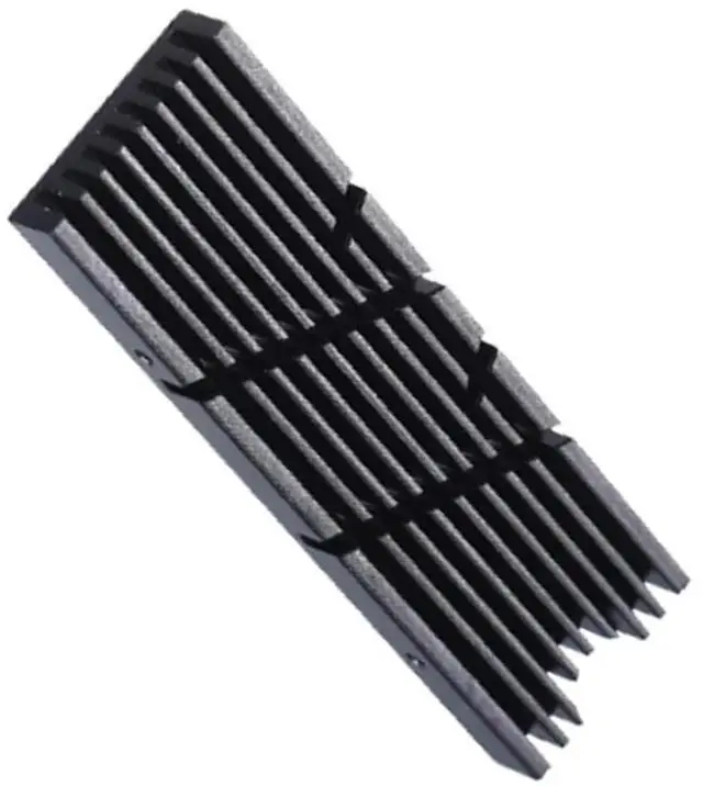 Alt view image 4 of 4 - NVME 2280 M. 2 SSD Thermal Cooling Pad Heat Sink Radiator Aluminum Hard Disk Desktop PC