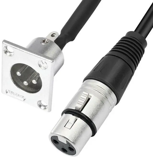 Main image of For Premium Stage Box, Patch Panel D XLR Cable(D Type XLR) Pass Through Connector, 2 Pack, Male Female Design For