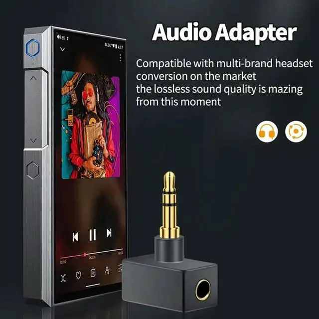 Alt view image 3 of 4 - Jack Adapter Headphone Adapter Balanced Multi-Function Audio Player Adapter 3.5Mm Stereo Male To 4.4Mm Femal
