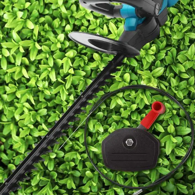 Alt view image 3 of 4 - Universal Switch Lever Control Handle & 56 inch Throttle Cable Kit For Lawnmower Lawn Mower Parts  Garden Tools