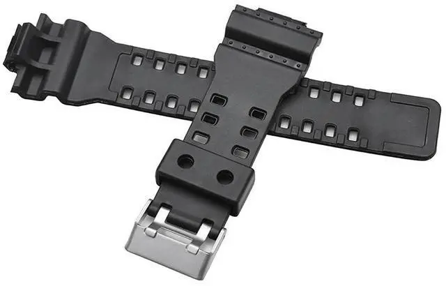 Alt view image 4 of 4 - 3X Natural Resin Replacement Watch Band Strap , For G-Shock GD120/GA-100/GA-110/GA-100C(Black)