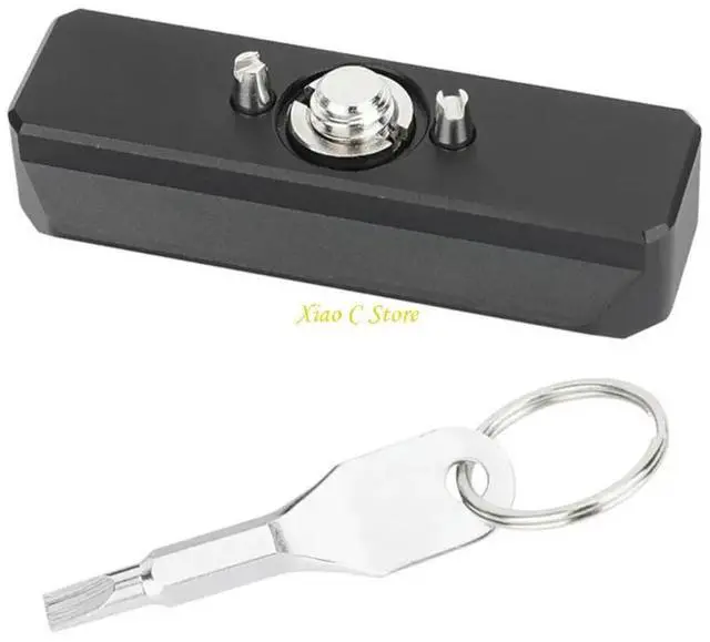 Main image of Double Head AntiSlip Clamp For Camera Equipment Secure Mount 1/4 Screw