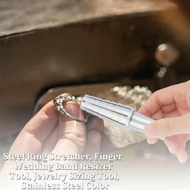 Main image of 1 Set Expansion Ring Mandrel with Hexagonal Internal Wrench for Lathe Heavy Duty Ring Shaping Tool for Ring Turning 7-14