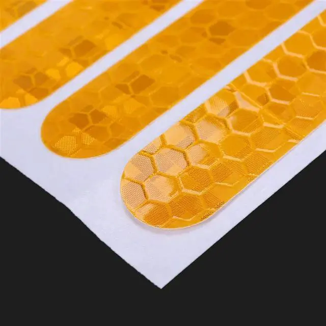 Alt view image 2 of 7 - Front Rear Wheel Cover Protective Shell Reflective Sticker For Ninebot Max G30 Scooter Accessories 80PCS, Yellow