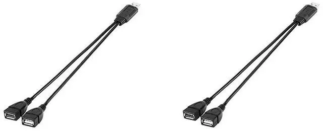 Alt view image 4 of 4 - 4X USB Splitter Cable, USB 2.0 A Male To Dual USB Female Jack Y Splitter Charger Cable