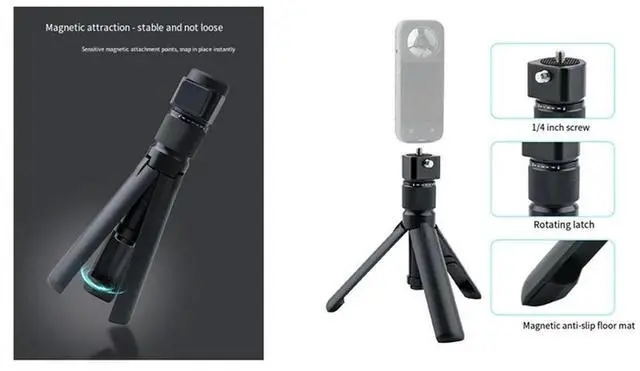 Alt view image 3 of 4 - For X5 X4 X3 Invisible Selfie Stick Bullet Time Handle Extended Tripod Bundle For Panoramic Cameras