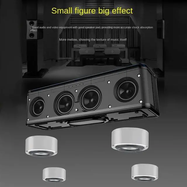 Main image of 8 Pcs Speaker Stand Feet Fixing Feet Pad Shock Base Feet Stand Cover Foot Nail