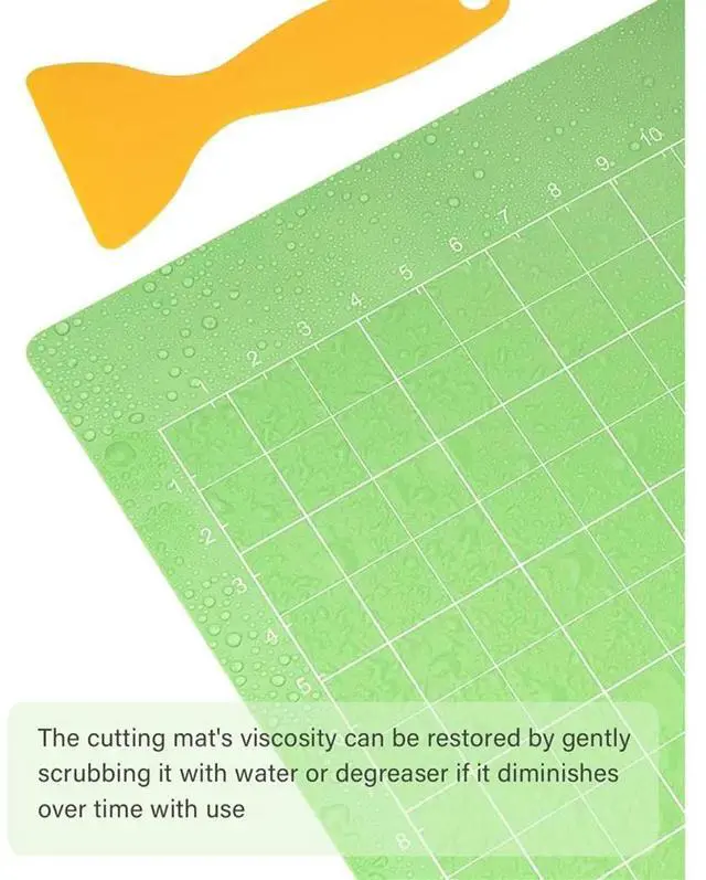 Alt view image 4 of 4 - 6pcs Cutting Mat for Cricut Joy Xtra 12x8.5in Adhesive Reusable Craft Cutting Mats Sticky Accessories Replacement