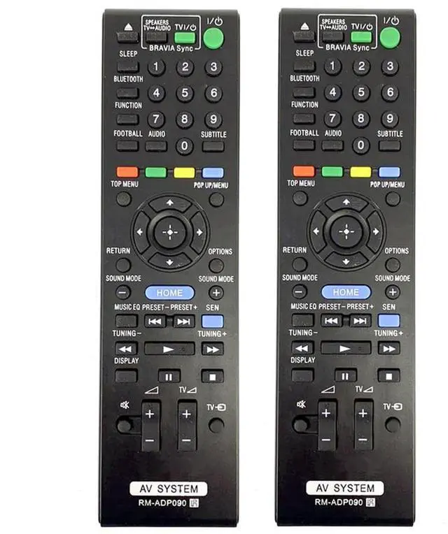 Alt view image 4 of 4 - 2X For RM-ADP090 Remote Control Replace For AV System HBD-E2100 DBD-E3100 BDV-E4100 BVD-E6100