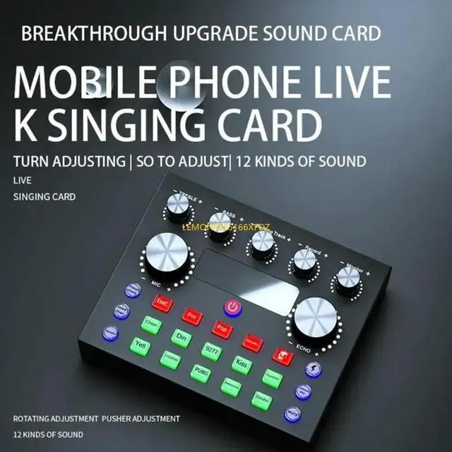 Alt view image 4 of 4 - Voice Changer Microphone Sound Card Voice Changer For PC Streaming phone