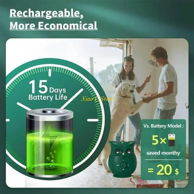 Main image of Stop Dog Barking Ultrasonic Deterrents Bark Control Device Rechargeable